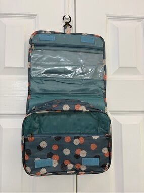 Floral Hanging Toiletry Bag•Travel Bag•packing cube•shower bag•ripstop fabric